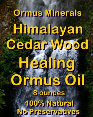 Ormus Minerals Himalayan Cedar Wood Healing Ormus Oil Ormus Minerals Himalayan Cedar Wood Healing Ormus Oil